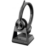 POLY Savi 7320 Stereo Microsoft Teams Certified DECT 1880-1900 MHz Top Auricolare Wireless Portatile Ufficio Nero