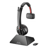 POLY Savi 8210 Monaural DECT 1880-1900 MHz Top +Charging Cradle Auricolare Cablato Portatile Ufficio Base di ricarica Nero