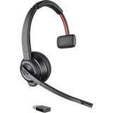 POLY Savi 8210 Monaural DECT 1880-1900 MHz Top +Charging Cradle Auricolare Cablato Portatile Ufficio Base di ricarica Nero