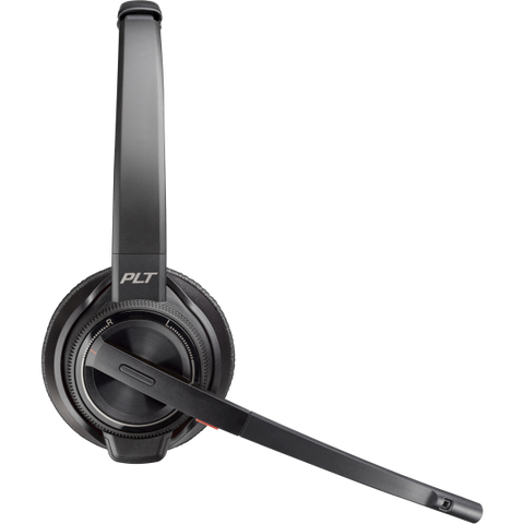 POLY Savi 8220 Auricolare Wireless A Padiglione Ufficio Bluetooth Base de ricarica Nero 