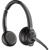 POLY Savi 8220 Auricolare Wireless A Padiglione Ufficio Bluetooth Base di ricarica Nero