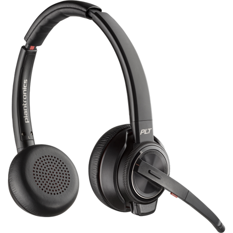 POLY Savi 8220 Auricolare Con cavo e senza cavo A Padiglione Ufficio Bluetooth Nero