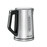 Rommelsbacher Wasserkocher WK 3000 bollitore elettrico 1,7 L 3000 W Nero, Stainless steel