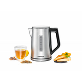 Rommelsbacher Wasserkocher WK 3000 bollitore elettrico 1,7 L 3000 W Nero, Stainless steel