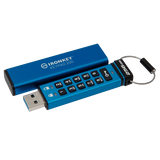 Kingston Technology IronKey Keypad 200 da 256 GB, FIPS 140-3 livello 3 (in fase di approvazione) crittografata AES-256