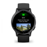 Garmin Vivoactive 5 3,05 cm (1.2") AMOLED Digitale 390 x 390 Pixel Touch screen Nero Wi-Fi GPS (satellitare)