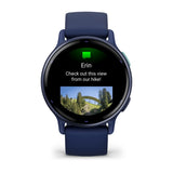 Garmin Vivoactive 5 3,05 cm (1.2") AMOLED Digitale 390 x 390 Pixel Touch screen Blu Wi-Fi GPS (satellitare)