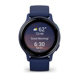 Garmin Vivoactive 5 3,05 cm (1.2") AMOLED Digitale 390 x 390 Pixel Touch screen Blu Wi-Fi GPS (satellitare)