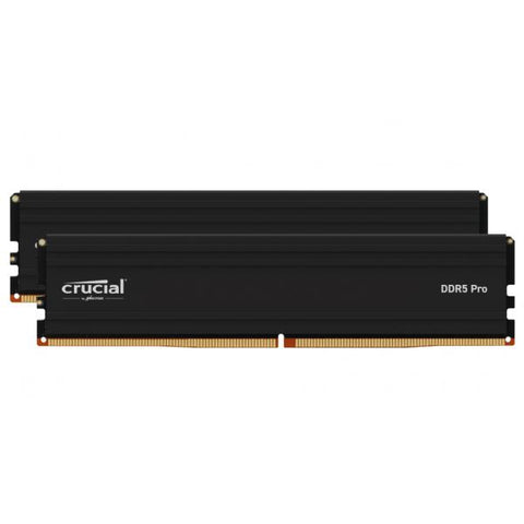CRUCIAL PRO 32GB Kit 2 x 16GB DDR5 6.000MHz CL 48 DIMM NERO