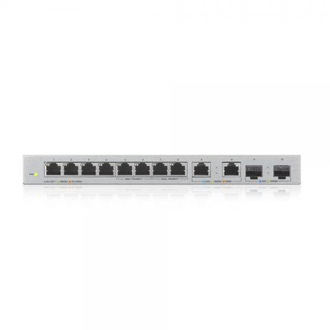 Zyxel XGS1010-12-ZZ0102F switch di rete Non gestito Gigabit Ethernet [10/100/1000] Grigio (XGS1010-12 V2 12-PORT GIGABIT - UNMANAGED SWITCH WITH 8-PORT 1G)