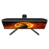 Monitor AOC G3 de 27" LED VA 2K Ultra HD HDR, formato 16:9, contraste 4000:1, 2 HDMI, 1 puerto DisplayPort, color negro.