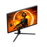 Monitor AOC G3 de 27" LED VA 2K Ultra HD HDR, formato 16:9, contraste 4000:1, 2 HDMI, 1 puerto DisplayPort, color negro.