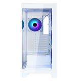 CASE ITEK SHOWBUI 45W-GAMING TOWER, ATX, 4X12CM ARGB FAN, 2XUSB3, TYPE-C,SYDE & FRONT PANEL TEMP GLASS WHITE ED. - ITGCASB45W