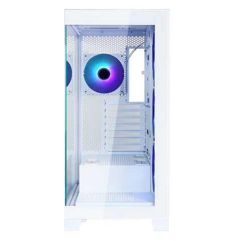 CASE ITEK SHOWBUI 45W-GAMING TOWER, ATX, 4X12CM ARGB FAN, 2XUSB3, TYPE-C,SYDE & FRONT PANEL TEMP GLASS WHITE ED. - ITGCASB45W