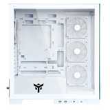 CASE ITEK SHOWBUI 45W-GAMING TOWER, ATX, 4X12CM ARGB FAN, 2XUSB3, TYPE-C,SYDE & FRONT PANEL TEMP GLASS WHITE ED. - ITGCASB45W