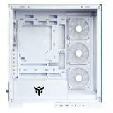 CASE ITEK SHOWBUI 45W-GAMING TOWER, ATX, 4X12CM ARGB FAN, 2XUSB3, TYPE-C,SYDE & FRONT PANEL TEMP GLASS WHITE ED. - ITGCASB45W