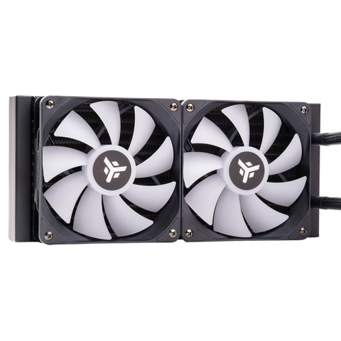 COOLER ITEK " EVOLIQ 240 V2 ARGB" 240MM (RAFF. A LIQUIDO) ARGB TRAMITE CONTROLLER O MB, PWM, SKT UNIVERSALE - ITLCEVOA240V2