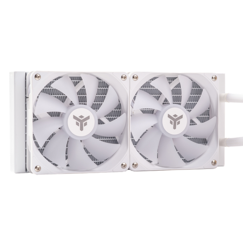 COOLER ITEK "EVOLIQ 240 V2 ARGB WE" 240MM (RAFF. A LIQUIDO) ARGB ,PWM,SKT UNIVERSALE - ITLCEVOAW240V2 - WHITE