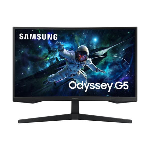 Samsung Monitor Gaming Odyssey G5 - G55C da 27'' QHD Curvo (Odyssey S27Cg552Eu Computer - Monitor 68.6 Cm [27] 2560 X - 1440 Pixels Dual Wqhd Led Black - Warranty: 12M)