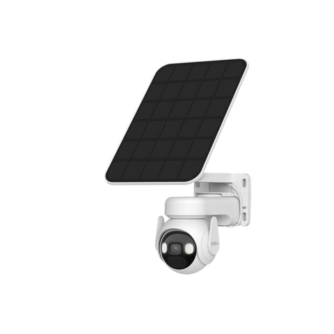 IMOU CELL PT SOLAR KIT - TELECAMERA DA ESTERNO A BATTERIA CON RISOLUZIONE 2K (3MP), RILEVAMENTO MOVIMENTO/UMANO, VISIONE NOTTURNA A COLORI, AUDIO BIDIREZIONALE, IP66