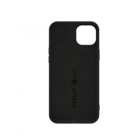 CELLY APPLE iPHONE 15 COVER IN MORBIDO TPU CON FINITURE SOFT TOUCH BLACK