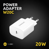 INTENSO POWER ADAPTER CARICABATTERIE DA RETE USB-C 20 W BIANCO