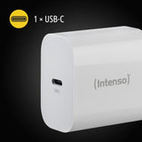 INTENSO POWER ADAPTER CARICABATTERIE DA RETE USB-C 20 W BIANCO