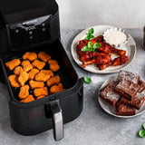 Rommelsbacher FRH 1700 friggitrice Singolo 8 L Indipendente 1700 W Friggitrice ad aria calda Nero, Acciaio inossidabile