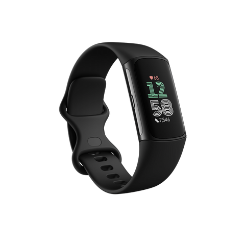 Fitbit Charge 6 AMOLED Braccialetto per rilevamento di attivit Nero (Fitbit Charge 6 Black Aluminium)