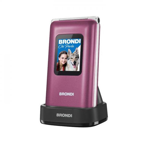 CELLULARE BRONDI AMICO PREZIOSO (VIOLET) - TELEFONO CELLULARE SENIOR