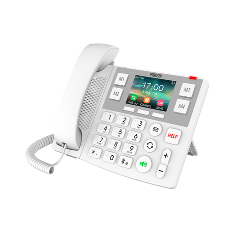 Fanvil X7A telefono IP Bianco 2 linee LCD Wi-Fi