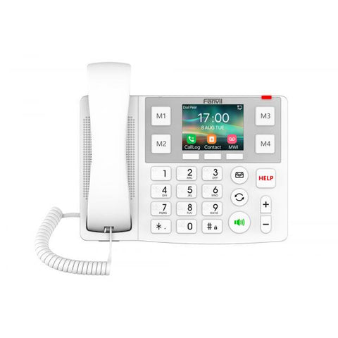 Fanvil X7A telefono IP Bianco 2 linee LCD Wi-Fi
