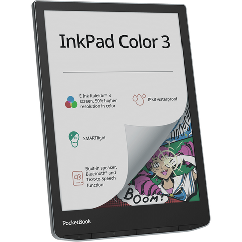 PocketBook InkPad Color 3 Stormy Sea lettore e-book Touch screen 32 GB Wi-Fi Grigio (PocketBook InkPad Color 3 stormy sea)