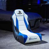X Rocker 2021026 sedia per videogioco Sedia da gioco per console Sedia imbottita tappezzata Nero, Blu, Bianco