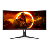 Monitor AOC G2 CU34G2XP/BK para PC, 86,4 cm (34"), 3440 x 1440 píxeles