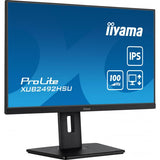 iiyama XUB2492HSU-B6 Monitor PC 60,5 cm [23.8] 1920 x 1080 Pixel Full HD LED Nero (iiyama ProLite XUB2492HSU-B6 - Monitor a LED - 24 [23.8 visualizzabile] - 1920 x 1080 Full HD [1080p] @ 100 Hz - IPS