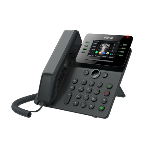 Fanvil V63 telefono IP Nero 6 linee LCD Wi-Fi