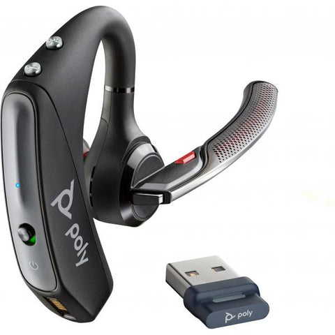 POLY Voyager 5200 Auricolare Wireless A clip Ufficio USB tipo A Bluetooth Nero