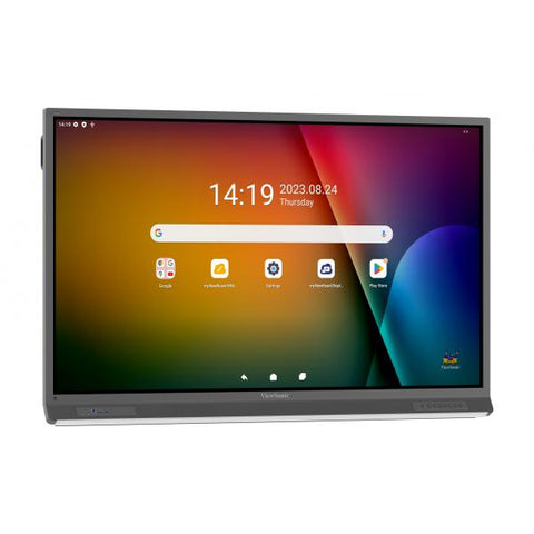 Viewsonic IFP6552-2F visualizzatore di messaggi Pannello piatto per segnaletica digitale 165,1 cm [65] LCD 450 cd/m 4K Ultra HD Nero Touch screen Processore integrato Android (IFP6552-2F 65IN [3840