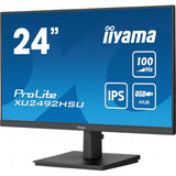 iiyama ProLite XU2492HSU-B6 Monitor PC 60,5 cm [23.8] 1920 x 1080 Pixel Full HD LED Nero (iiyama Prolite XU2492HSU-B6 24 inch IPS Monitor, Full HD, 0.4ms, USB Hub, HDMI, DisplayPort, 100Hz, Speakers,