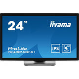 iiyama ProLite T2438MSC-B1 Monitor PC 60,5 cm [23.8] 1920 x 1080 Pixel Full HD LED Touch screen Nero (24 T2438MSC-B1 Touch Monitor - 24 Black LED Touchscreen Monitor Full HD DisplayPort USB and HDMI)