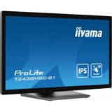 iiyama ProLite T2438MSC-B1 Monitor PC 60,5 cm [23.8] 1920 x 1080 Pixel Full HD LED Touch screen Nero (24 T2438MSC-B1 Touch Monitor - 24 Black LED Touchscreen Monitor Full HD DisplayPort USB and HDMI)