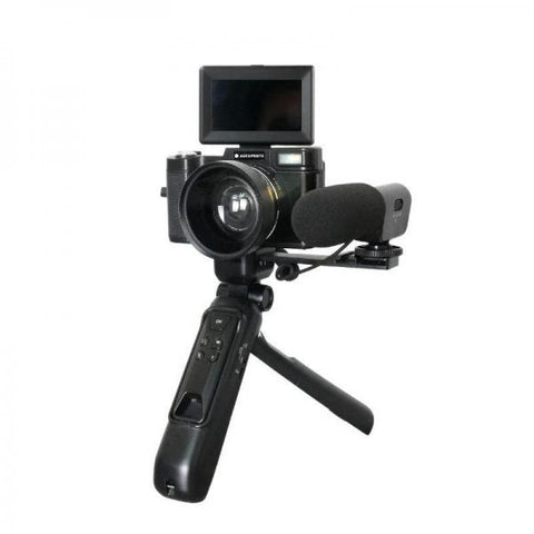AgfaPhoto Realishot VLG-4K 24 MP CMOS Nero (AGFAPHOTO Vlogging Camera Realishot 16)