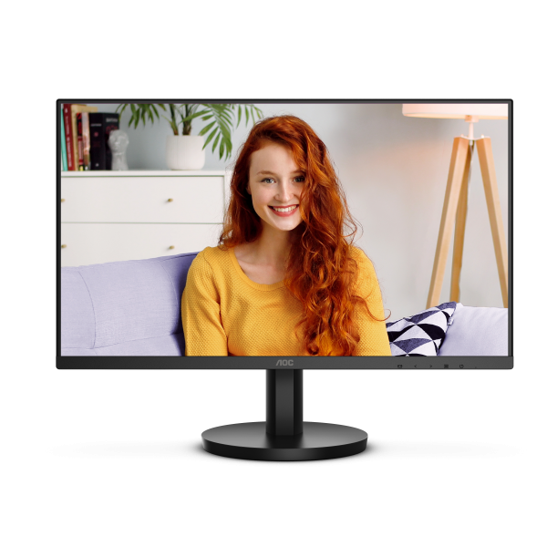 AOC 24B3HMA2 Monitor PC 60,5 cm [23.8] 1920 x 1080 Pixel Full HD LED Nero (AOC Basic-line 24B3HMA2 - Monitor a LED - 24 [23.8 visualizzabile] - 1920 x 1080 Full HD [1080p] @ 100 Hz - VA - 250 cd/m? -