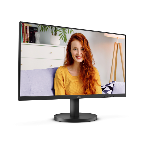 AOC 24B3HMA2 Monitor PC 60,5 cm [23.8] 1920 x 1080 Pixel Full HD LED Nero (AOC Basic-line 24B3HMA2 - Monitor a LED - 24 [23.8 visualizzabile] - 1920 x 1080 Full HD [1080p] @ 100 Hz - VA - 250 cd/m? -