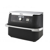 Ninja AF500EU friggitrice Doppia 10,4 L Indipendente 2470 W Friggitrice ad aria calda Nero, Stainless steel