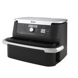 Ninja AF500EU friggitrice Doppia 10,4 L Indipendente 2470 W Friggitrice ad aria calda Nero, Stainless steel