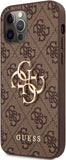 *** GUESS Hard Cover 4G Metal Logo Brown, fr Apple iPhone 12 / 12 Pro, GUHCP12M4GMGBR, Blister (GUHCP12M4GMGBR)