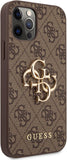 *** GUESS Hard Cover 4G Metal Logo Brown, fr Apple iPhone 12 / 12 Pro, GUHCP12M4GMGBR, Blister (GUHCP12M4GMGBR)