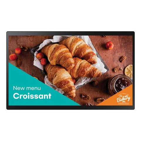 Samsung QB24C-T Pannello piatto per segnaletica digitale 61 cm [24] LED Wi-Fi 250 cd/m Full HD Nero Touch screen Processore integrato Tizen 7.0 16/7 (QB24C-T Digital signage flat - panel 61 cm [24]
